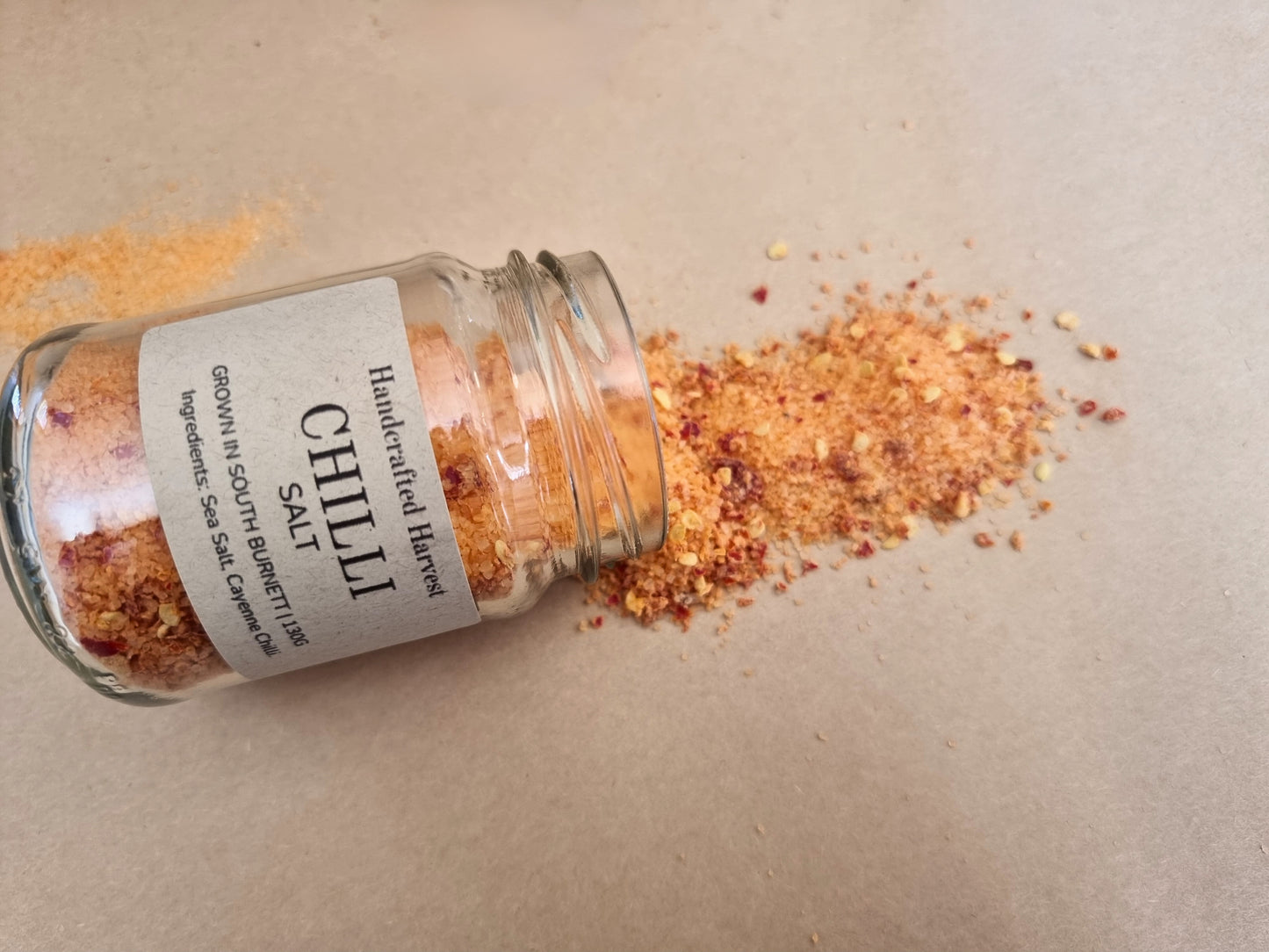 Heirloom Cayenne Chilli Salt - Gourmet Natural Seasoning for Cocktails and Cooking