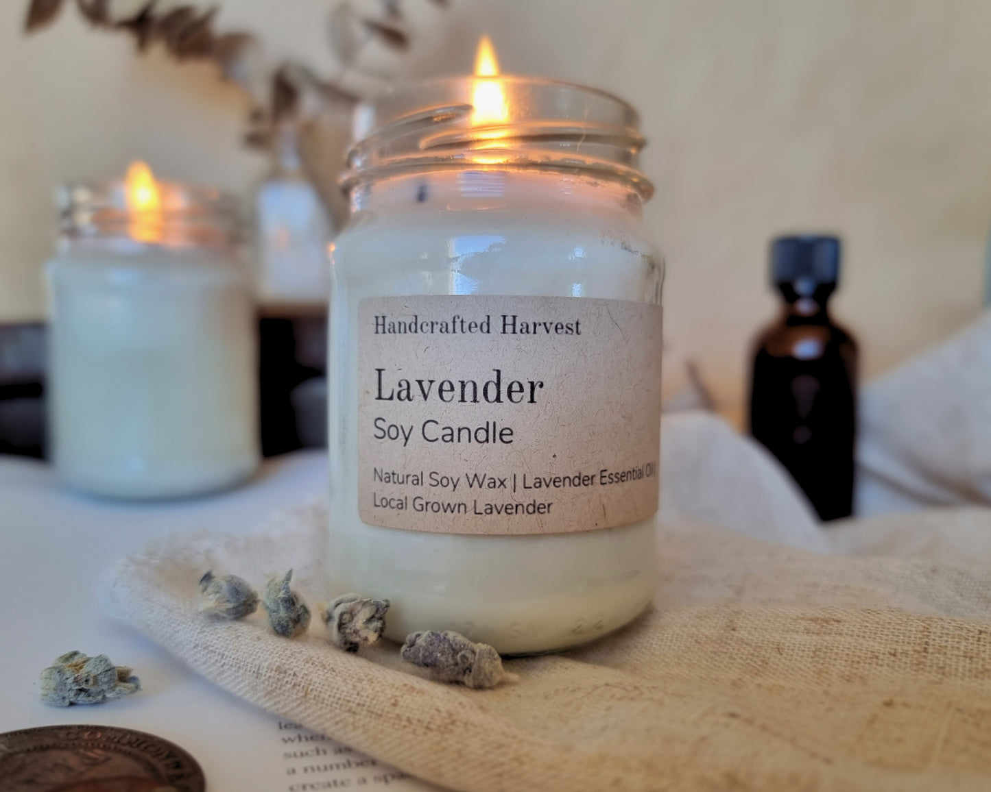 Lavender Soy Essential Oil Candle