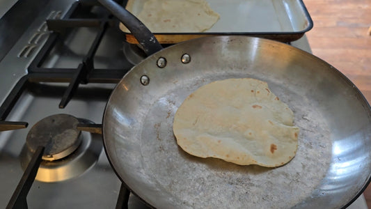Photo of a Tortilla in a pan