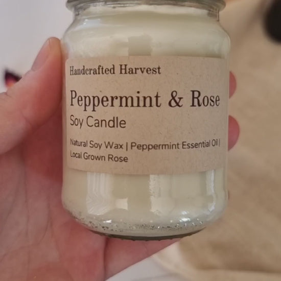 Peppermint and Soy Candle Video