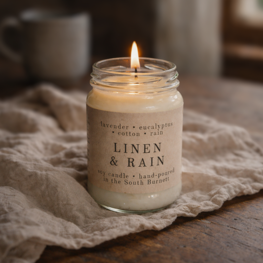 Linen & Rain Candle
